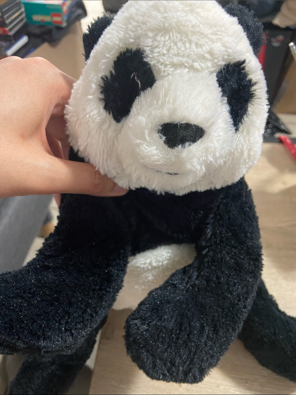 Plush Panda Stuffed Animal - Black & White